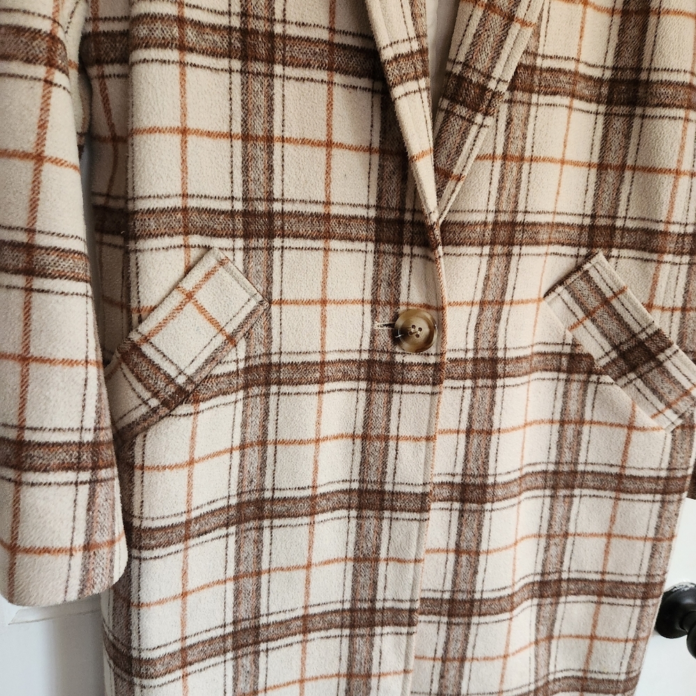 Bohme Plaid Peacoat - Picture 2 of 11